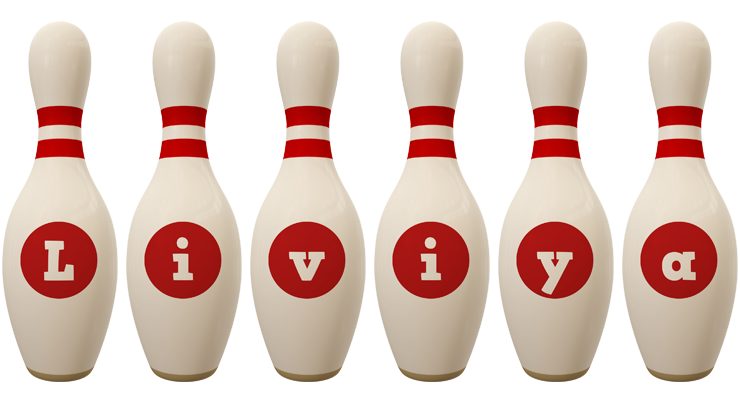 Liviya bowling-pin logo