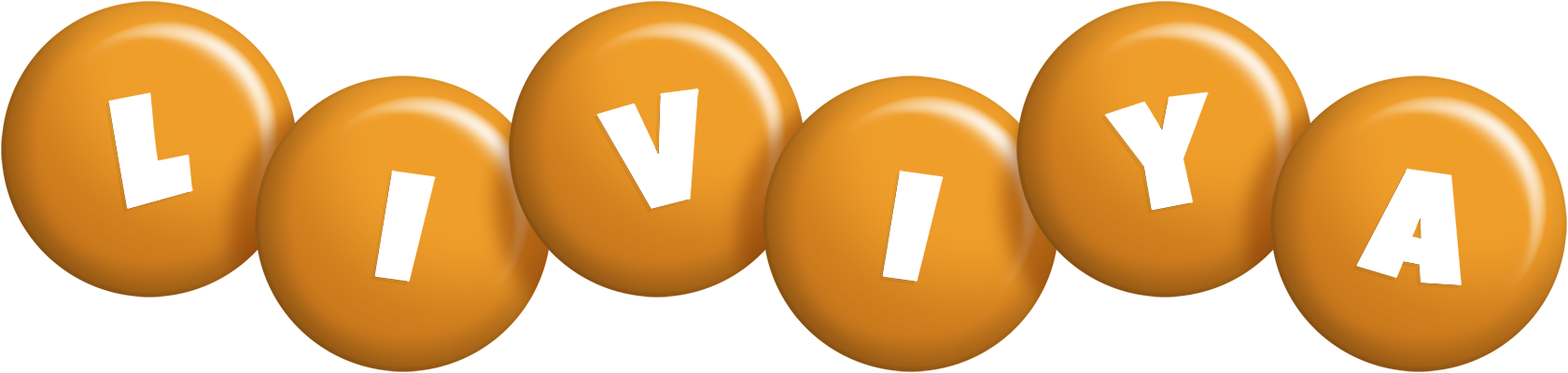 Liviya candy-orange logo