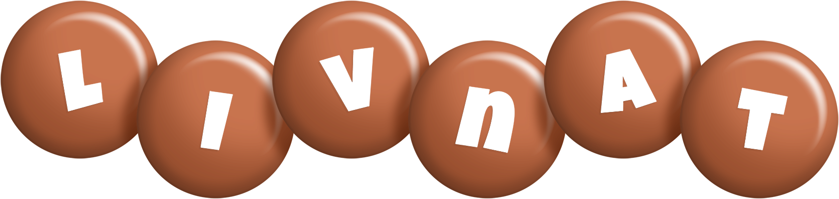 Livnat candy-brown logo
