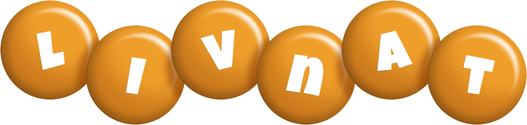 Livnat candy-orange logo