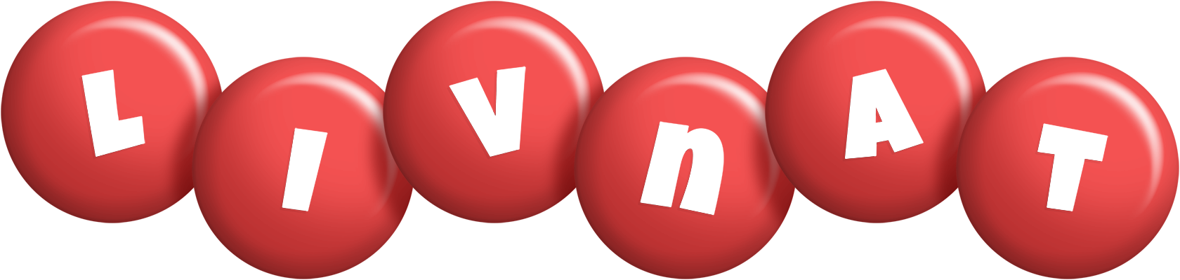 Livnat candy-red logo