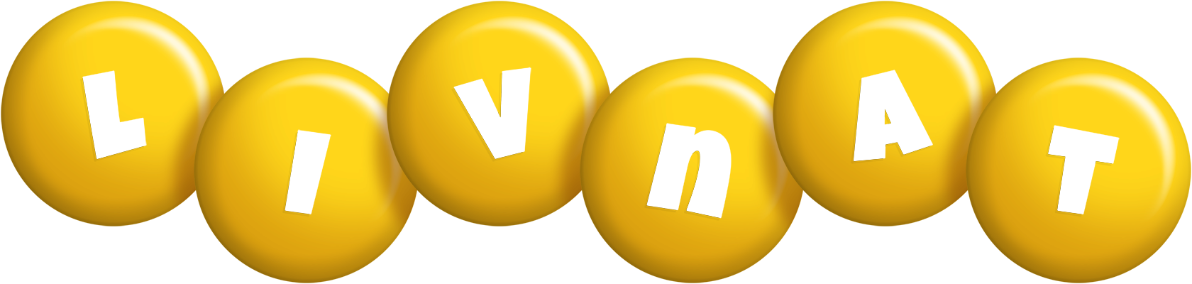 Livnat candy-yellow logo