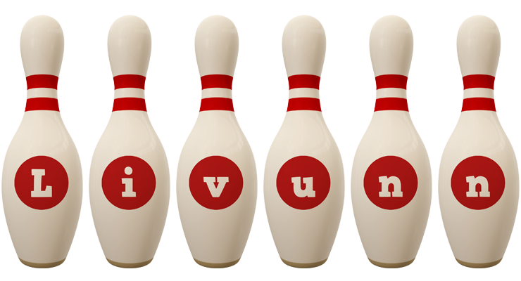Livunn bowling-pin logo