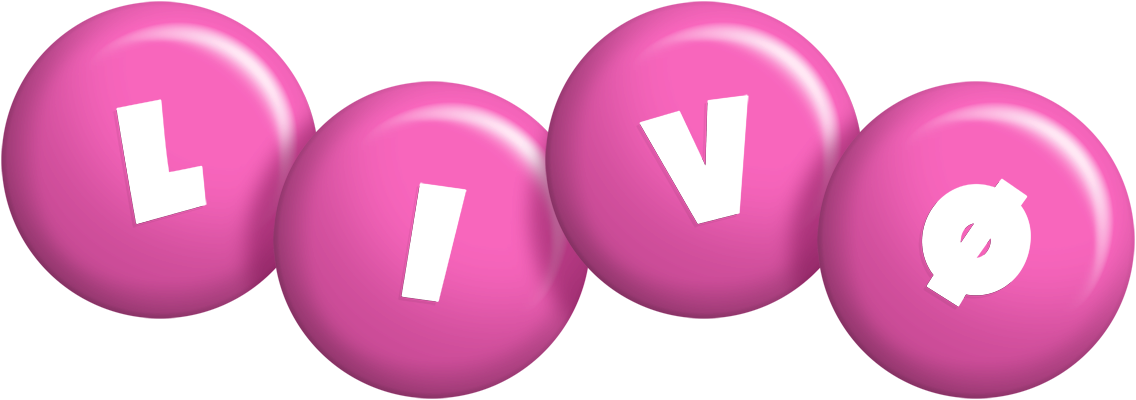Livø candy-pink logo