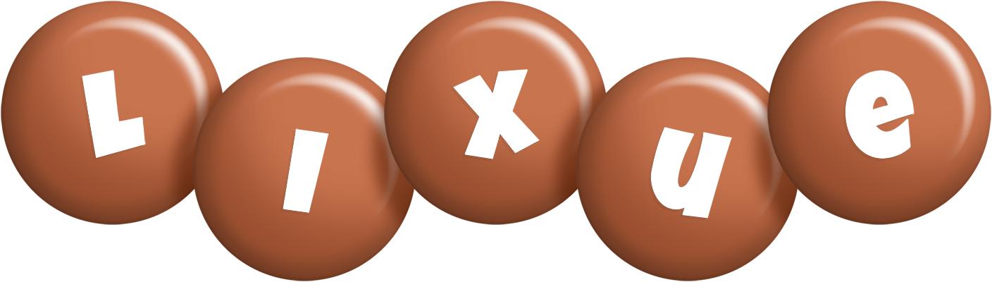 Lixue candy-brown logo
