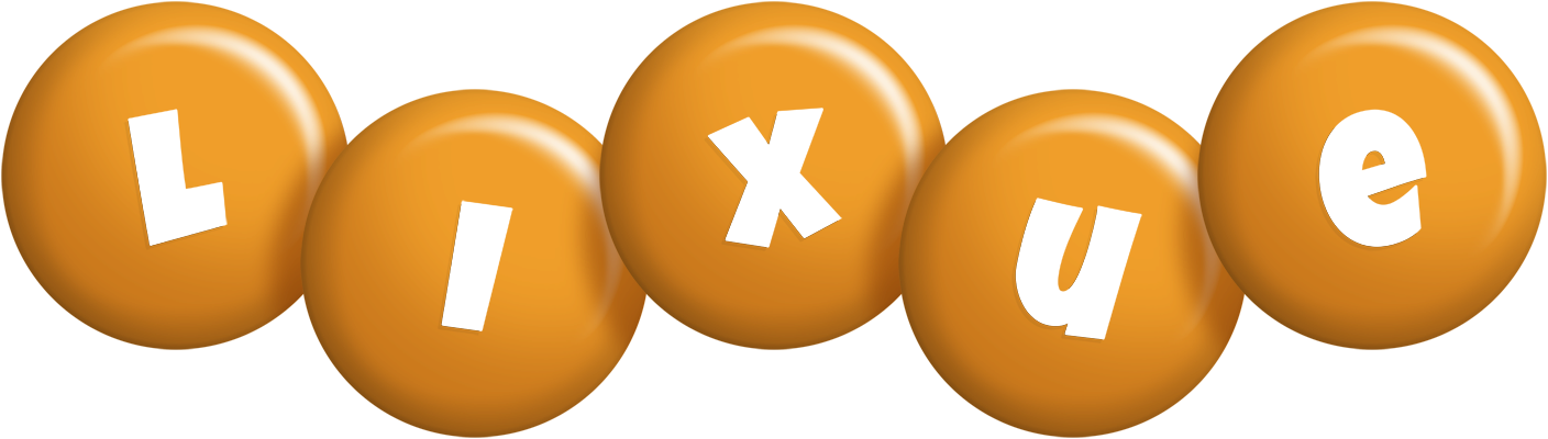 Lixue candy-orange logo