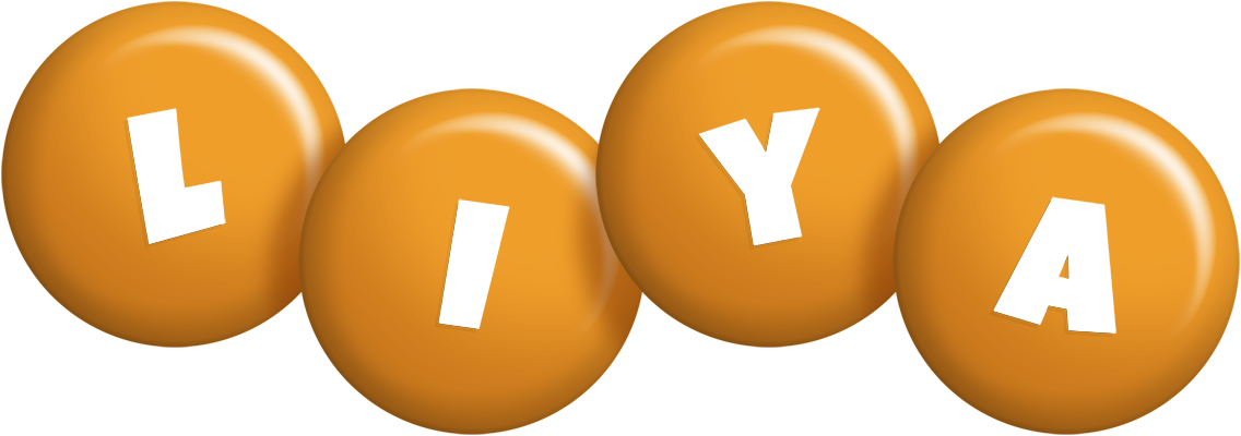 Liya candy-orange logo