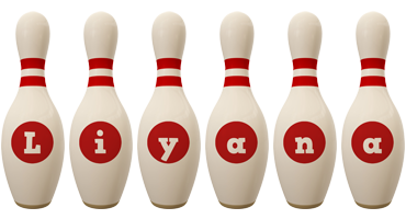 Liyana bowling-pin logo