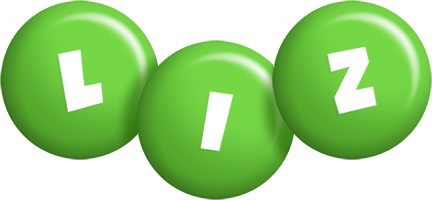 Liz candy-green logo