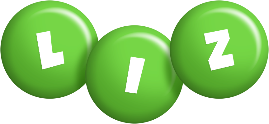 Liz candy-green logo