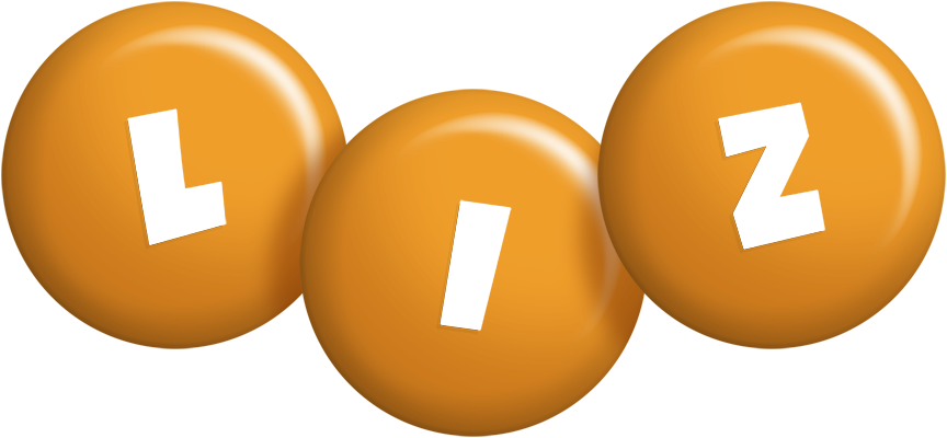 Liz candy-orange logo