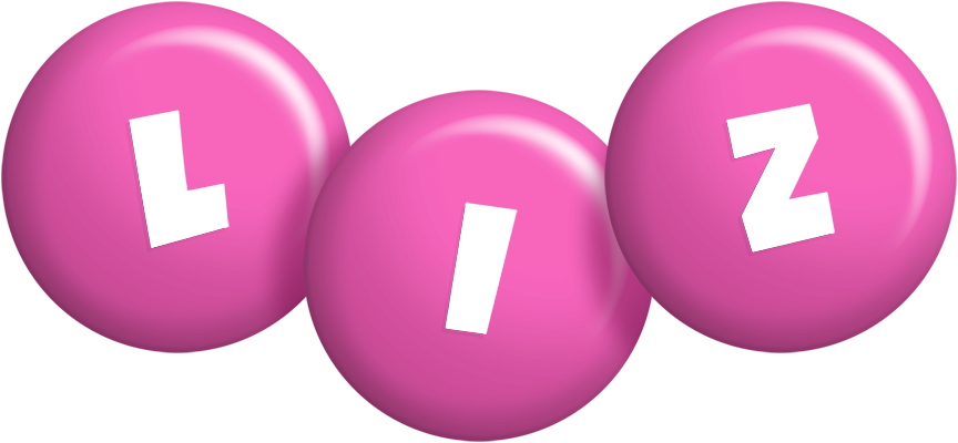 Liz candy-pink logo