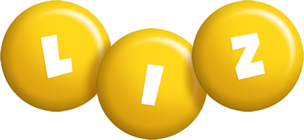 Liz candy-yellow logo