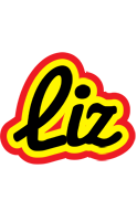 Liz flaming logo