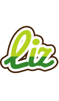 Liz golfing logo