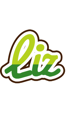 Liz golfing logo