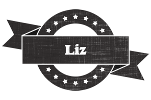 Liz grunge logo