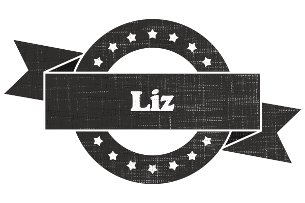 Liz grunge logo