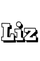 Liz snowing logo