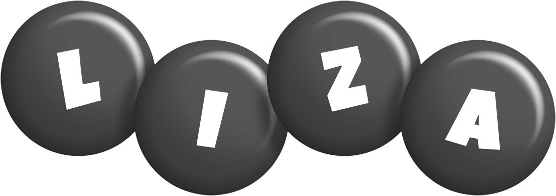 Liza candy-black logo
