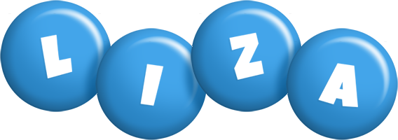Liza candy-blue logo