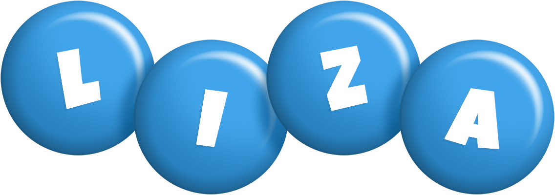 Liza candy-blue logo