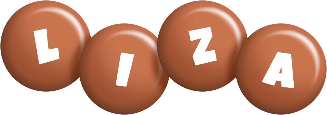 Liza candy-brown logo