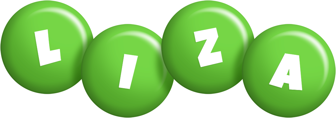 Liza candy-green logo