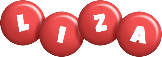 Liza candy-red logo