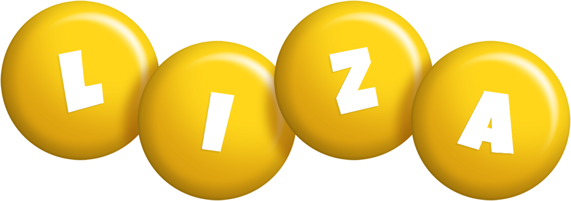 Liza candy-yellow logo