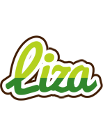 Liza golfing logo