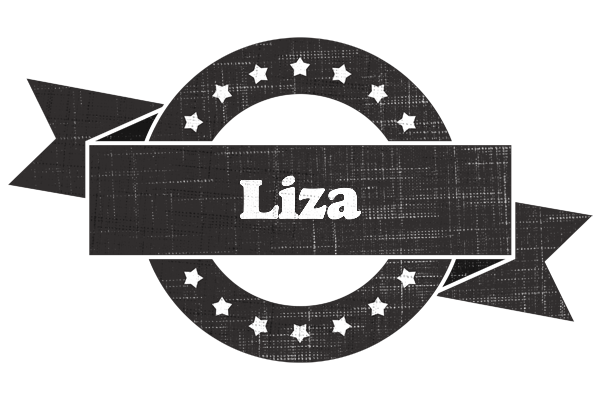 Liza grunge logo