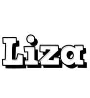 Liza snowing logo