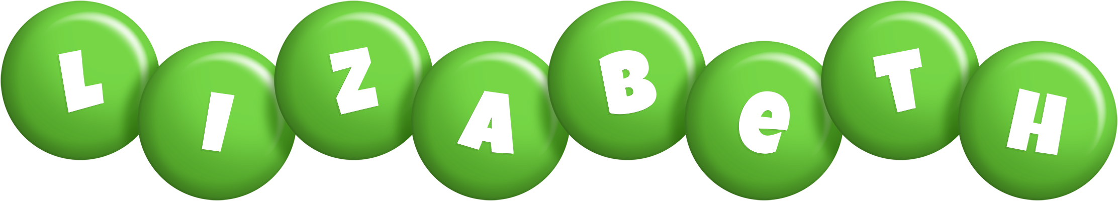 Lizabeth candy-green logo