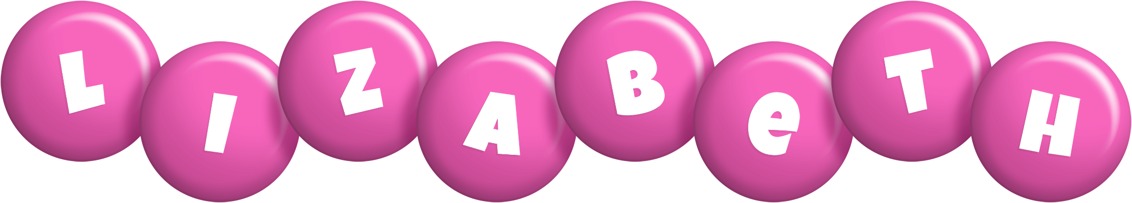Lizabeth candy-pink logo
