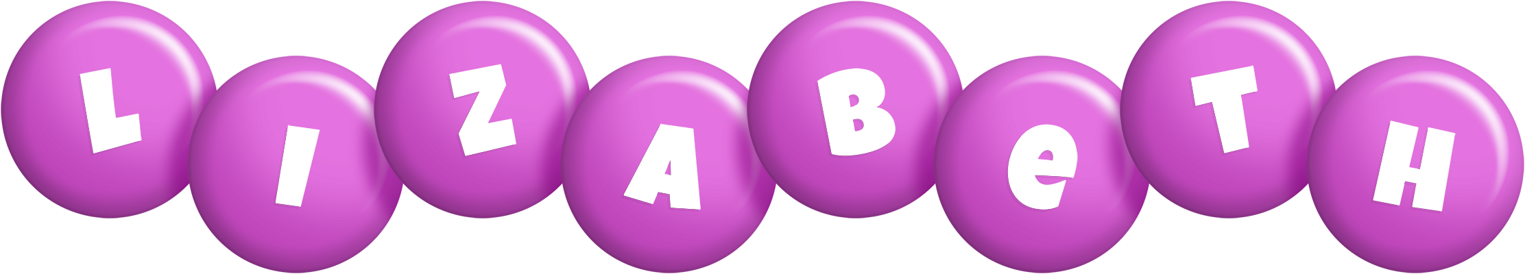 Lizabeth candy-purple logo