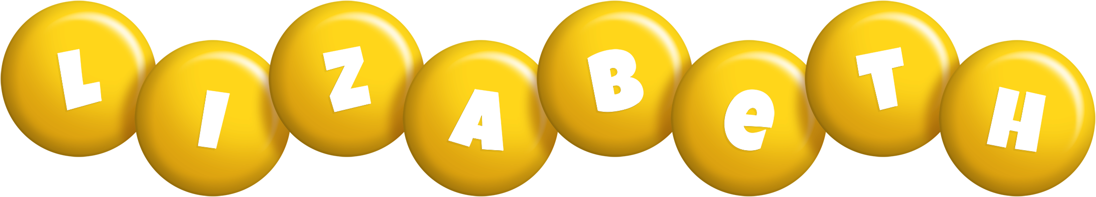 Lizabeth candy-yellow logo