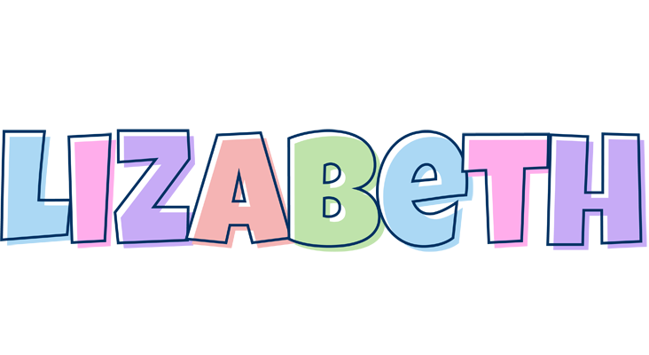 Lizabeth pastel logo