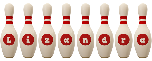 Lizandra bowling-pin logo