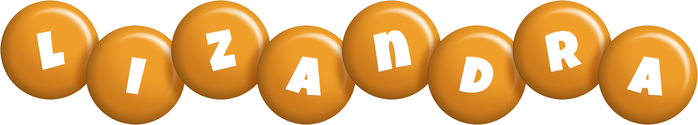Lizandra candy-orange logo