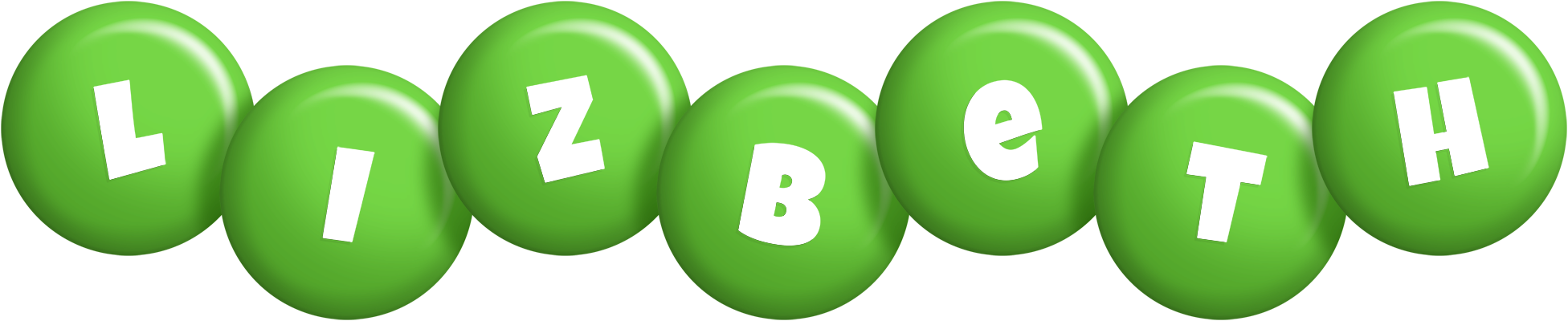 Lizbeth candy-green logo