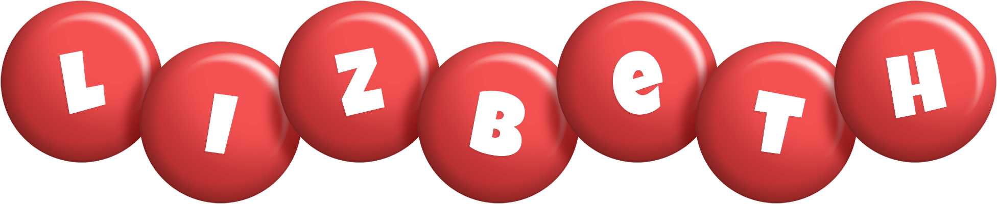 Lizbeth candy-red logo
