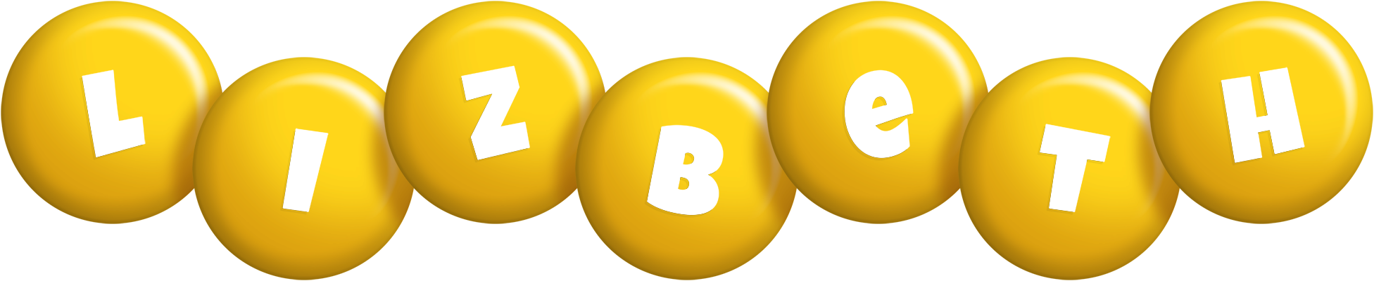 Lizbeth candy-yellow logo