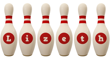 Lizeth bowling-pin logo