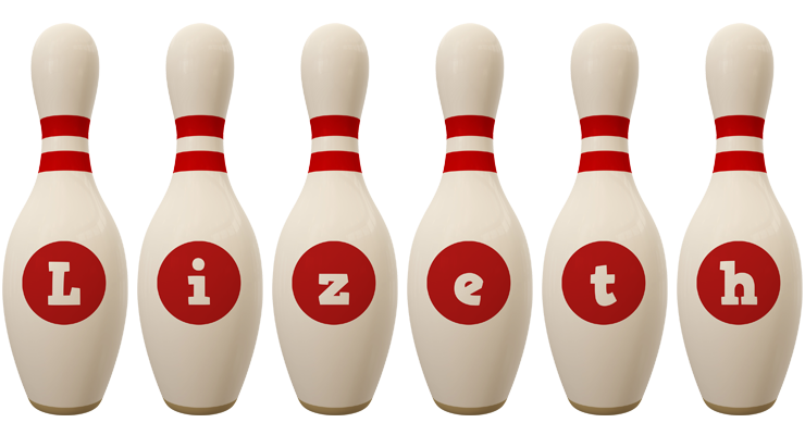 Lizeth bowling-pin logo