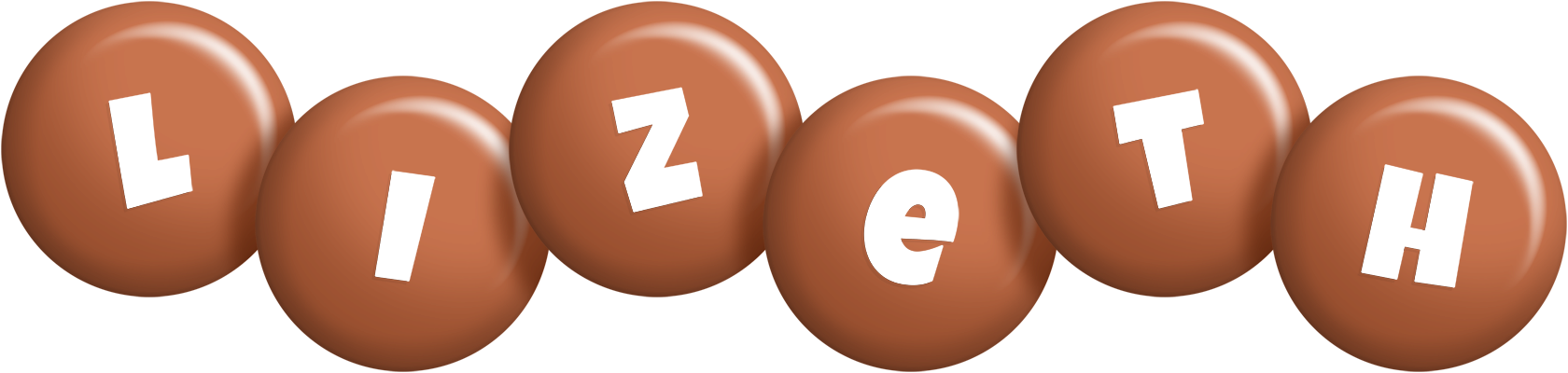 Lizeth candy-brown logo