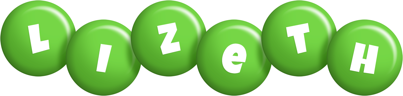 Lizeth candy-green logo
