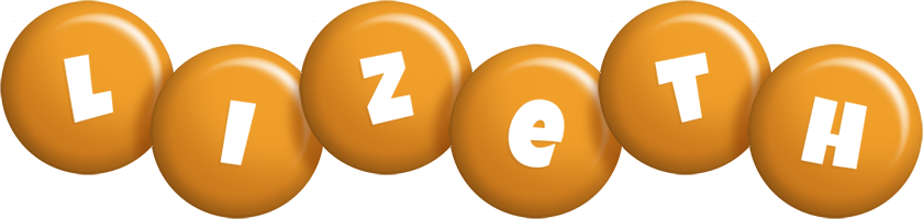 Lizeth candy-orange logo