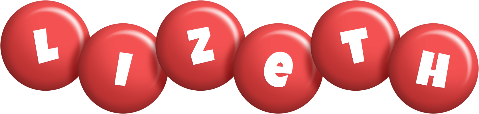 Lizeth candy-red logo