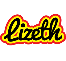 Lizeth flaming logo